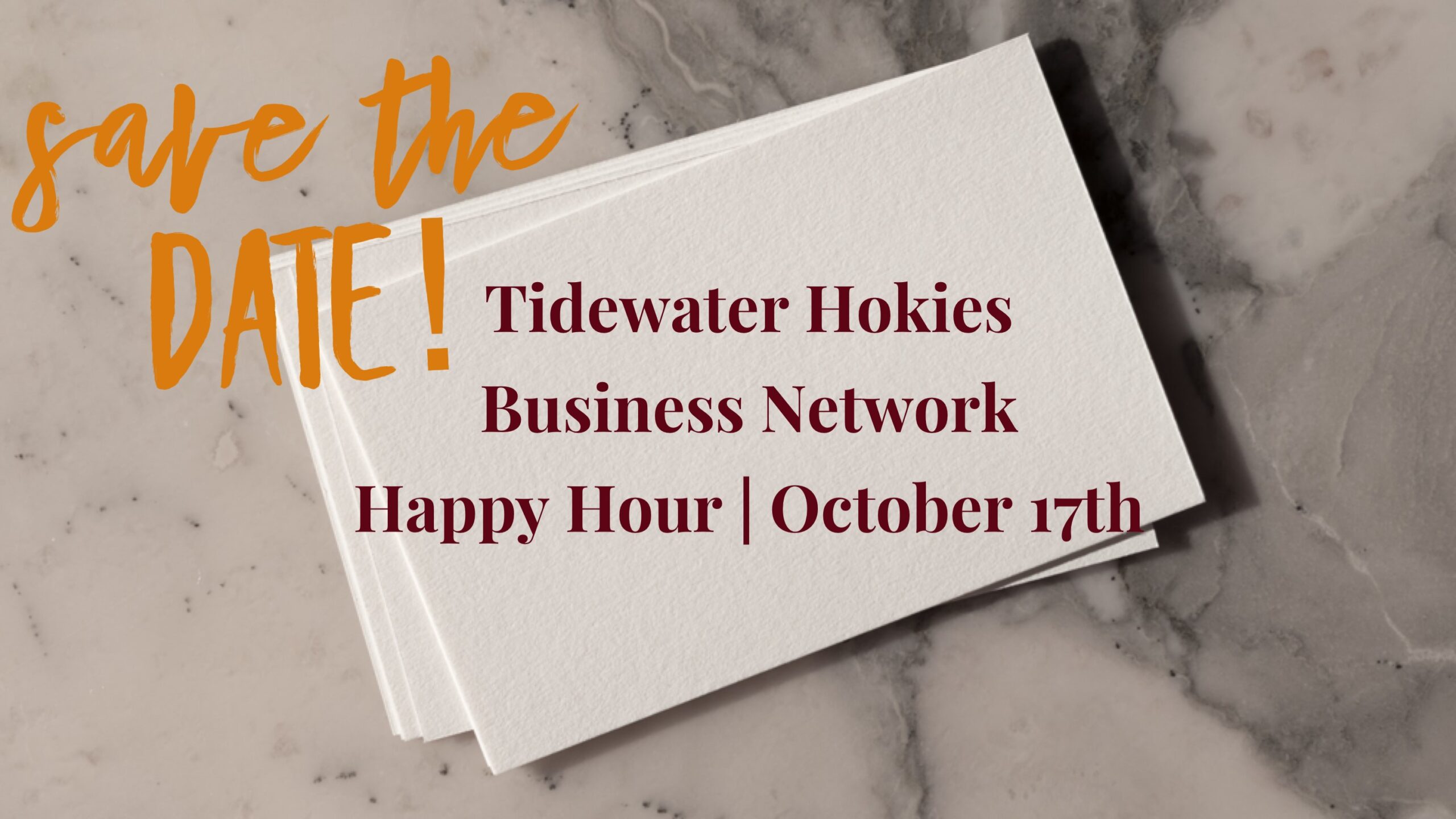 Save the Date: Tidewater Hokies Business Network Happy Hour