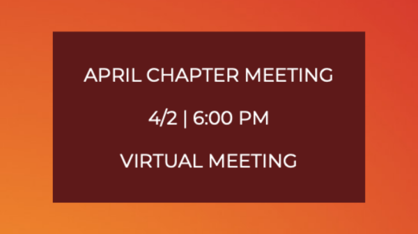 April Chapter Business Meeting